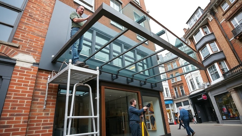 Shopfront Canopy Potters Bar